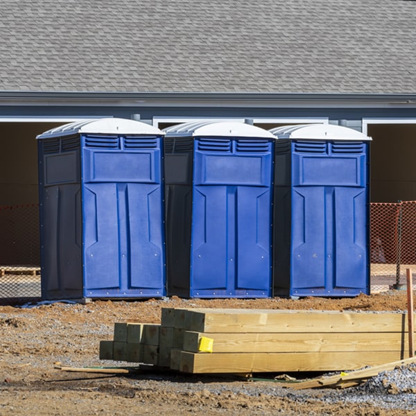 what is the cost difference between standard and deluxe porta potty rentals in Wayne ME